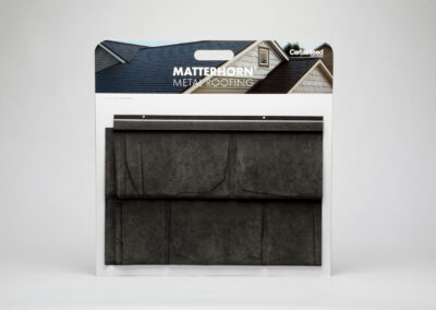 A Metal Roof Sample Board Side A