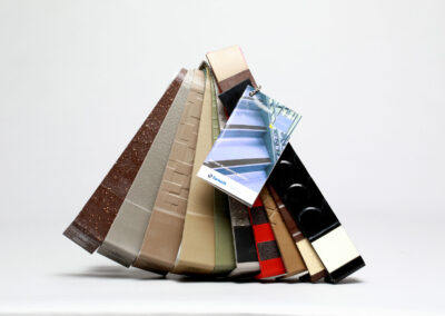 Fan Deck Rubber Flooring Samples