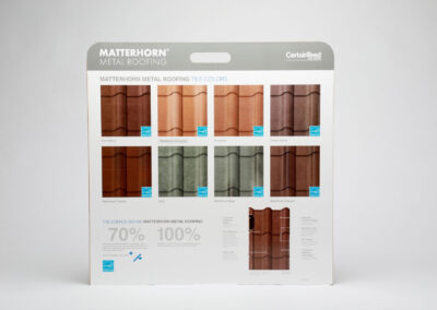 Metal Roof Sample Board Side B