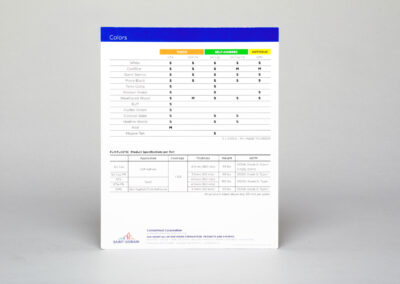 Roofing Sample Color Cards 4