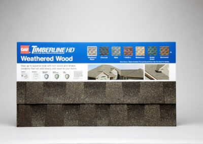 Shingle Sample Board for Rack