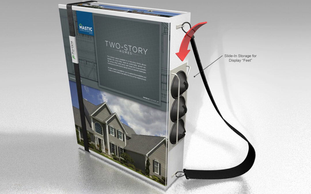 An in-home vinyl selling kit created by Sampco