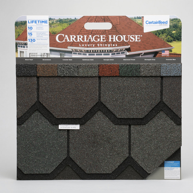 Shingle sample boards