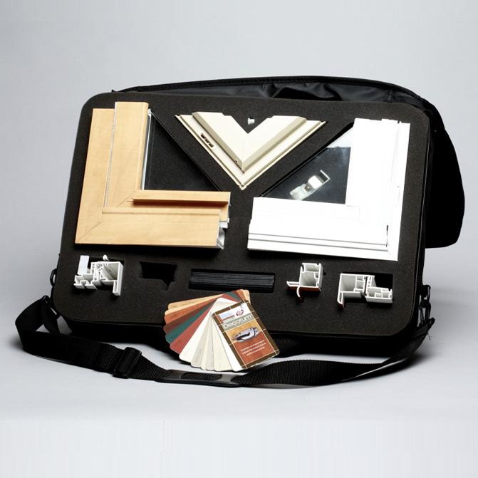 Window sample kits and bags